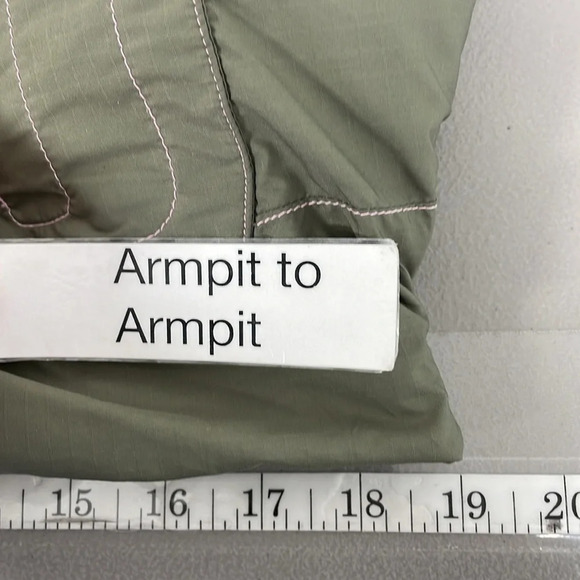 Spiewak Jacket Womens Medium Green with Pink Stitching Full Zip Lightweight - Picture 16 of 17